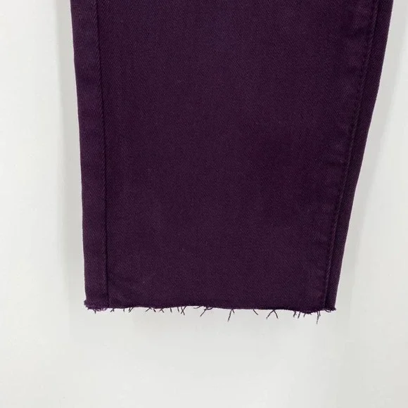L'Agence Marguerite High Rise Skinny Jeans Purple